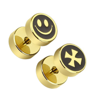 Falso Expansor Anodizado Dorado Logo