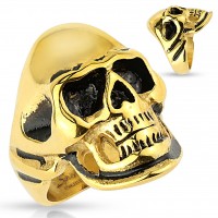 Anillo Gold Skull