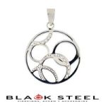 Dije Circulos Incrustados