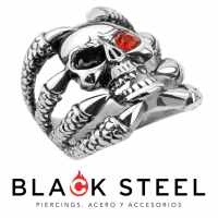 ANILLO GARRAS CALAVERA