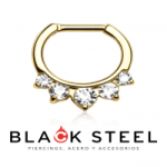 CLICKER 5 PIEDRAS ANODIZADO