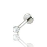 Labio plug perla acero