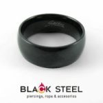 Anillo anodizado negro