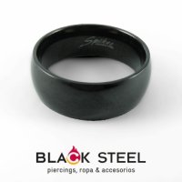 Anillo anodizado negro