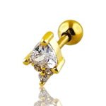 tragus doble gota zirconia anodizado