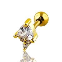 tragus doble gota zirconia anodizado