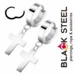 Huggies cruz colgante acero