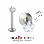 Labio engarzado estrella r/i