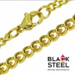 Cadena dorada eslabón tradicional