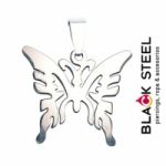 Dije mariposa tribal accesible