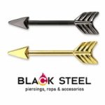 Pezonera flecha anodizada