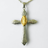 DIJE CRUZ VIRGEN DE GUADALUPE