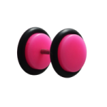 Falso expansor acrilico c/l rosa