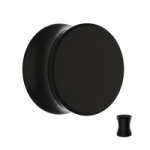 Plug acrilico negro