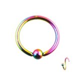 Argolla Fácil de Abrir Templado Tornasol