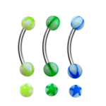 Ceja Acrílico Estrella Bola