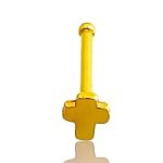 Nariz dorado cruz recto