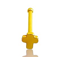 Nariz dorado cruz recto