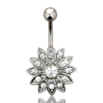ombligo flor multipiedra acero