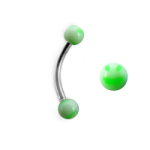 Ceja acrilico carita feliz