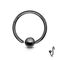 Argolla Fácil de Abrir Templado Black