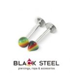 Labio Acrílico Rasta