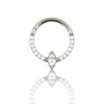 argolla titanio infinita rombo multipiedra