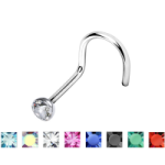 Nariz acero piedra curvo