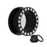 Túnel Acrílico BK Multipiedra 14mm-16mm