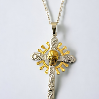DIJE CRUZ CRANEO SAGRADO