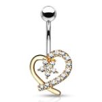 ombligo corazon centro floral multipiedra