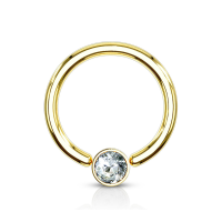 Argolla Anodizada Flat Stone