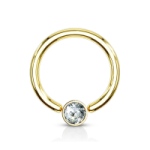 Argolla Anodizada Flat Stone