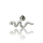 Labio rosca interna serpiente acero